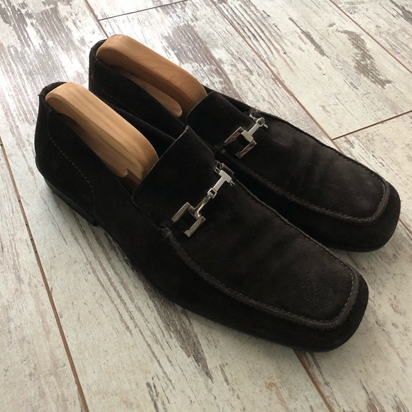 Gucci Other - SALE 🤑 Gucci brown suede horsebit loafers 11.5